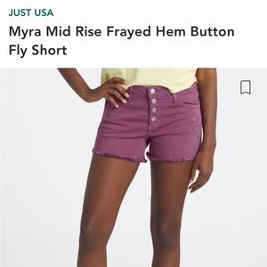 Purple Just USA shorts.   Never worn.